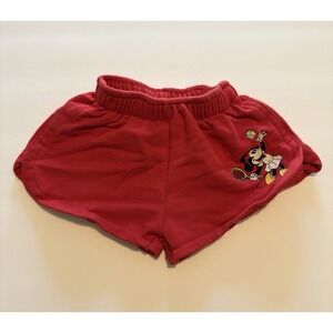 Zara x Disney Girl's Red Minnie Mouse Embroidered Shorts - Tennis Size 5